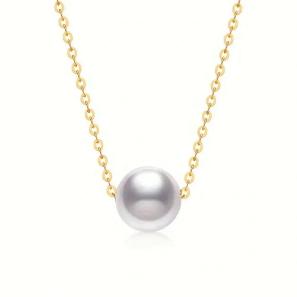 Pearl necklace minimalistic new